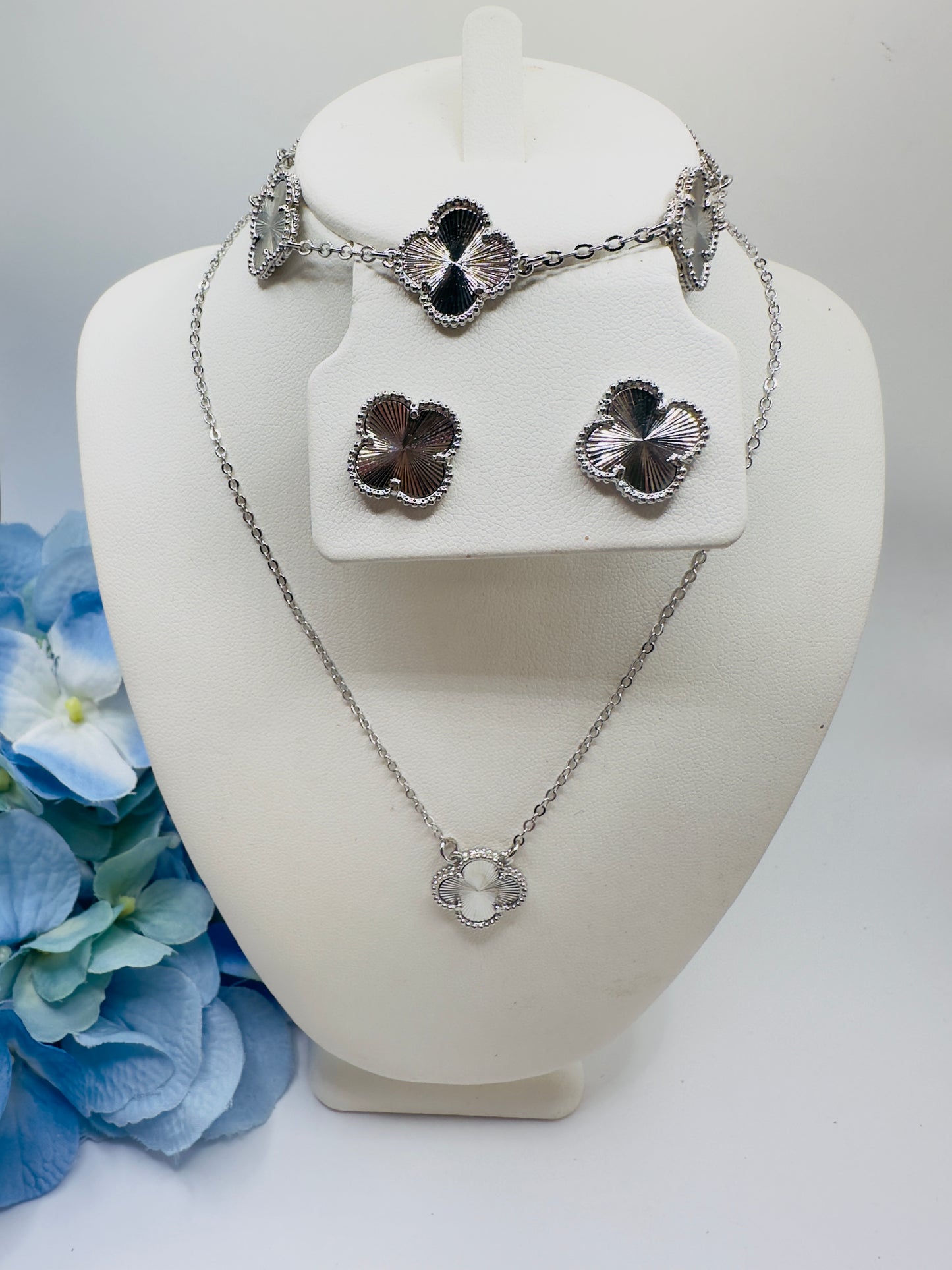Set de Trebol Silver