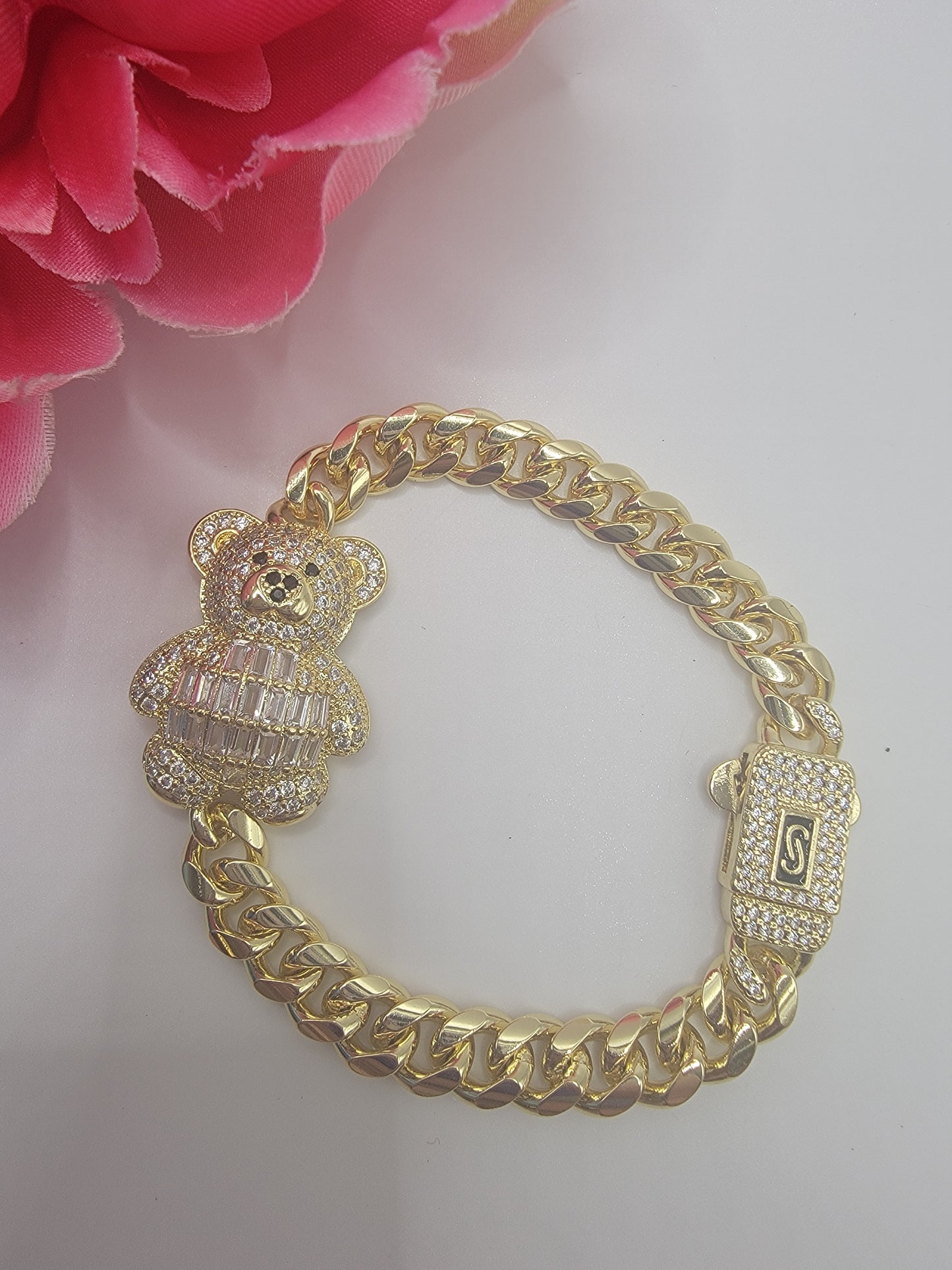Monaco with 14k Gold Plated Bear High Quality