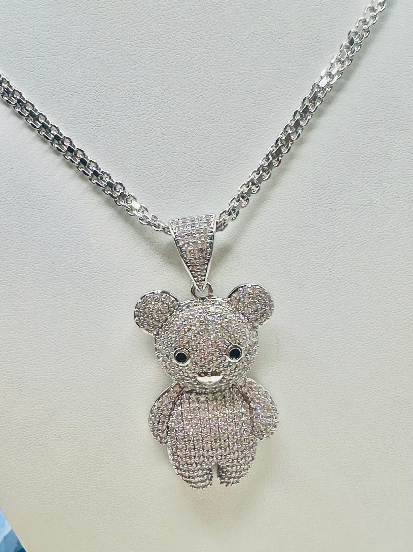 Oso Silver Cadena de 20inch