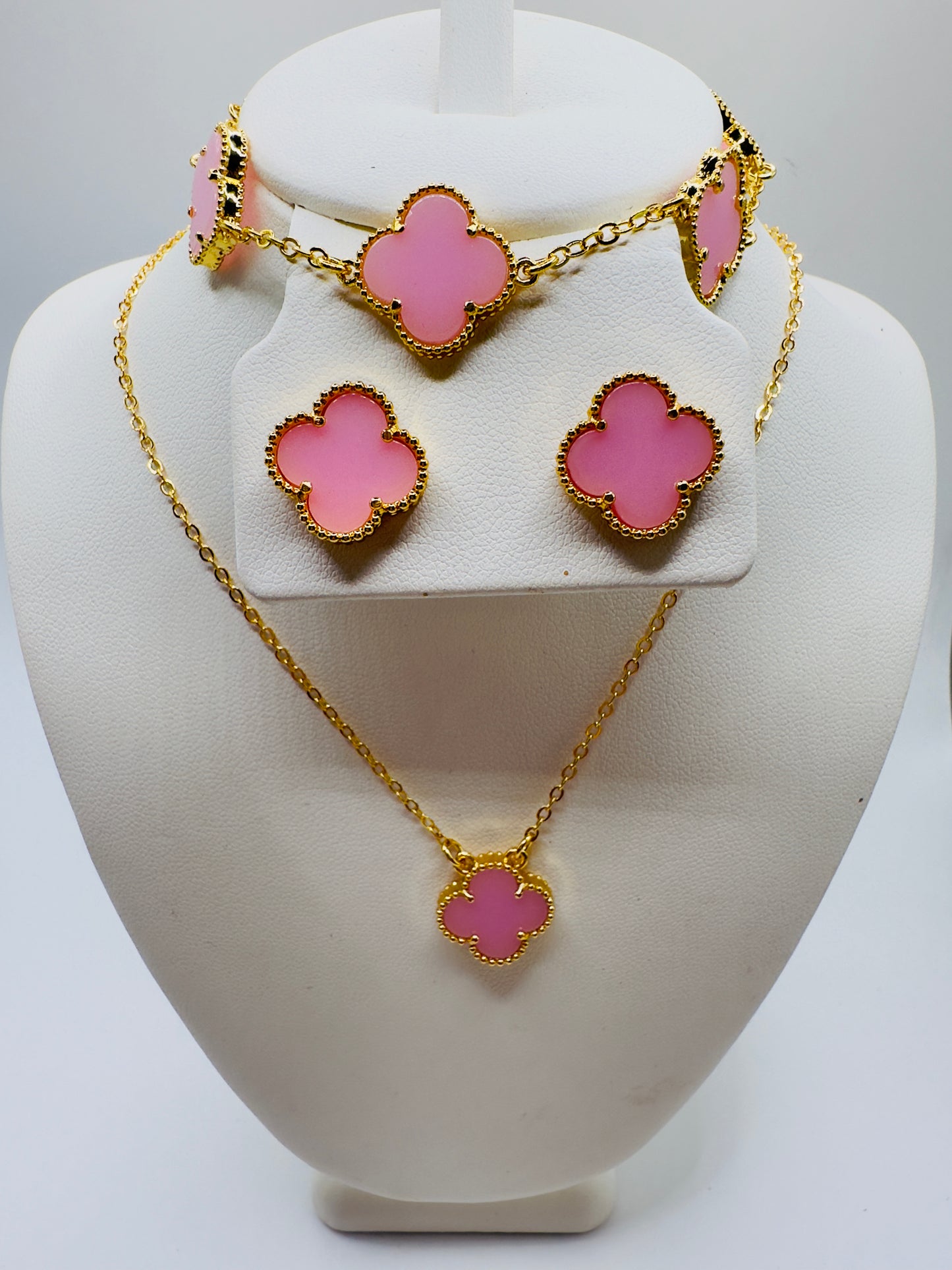 Set de Trebol Rosa