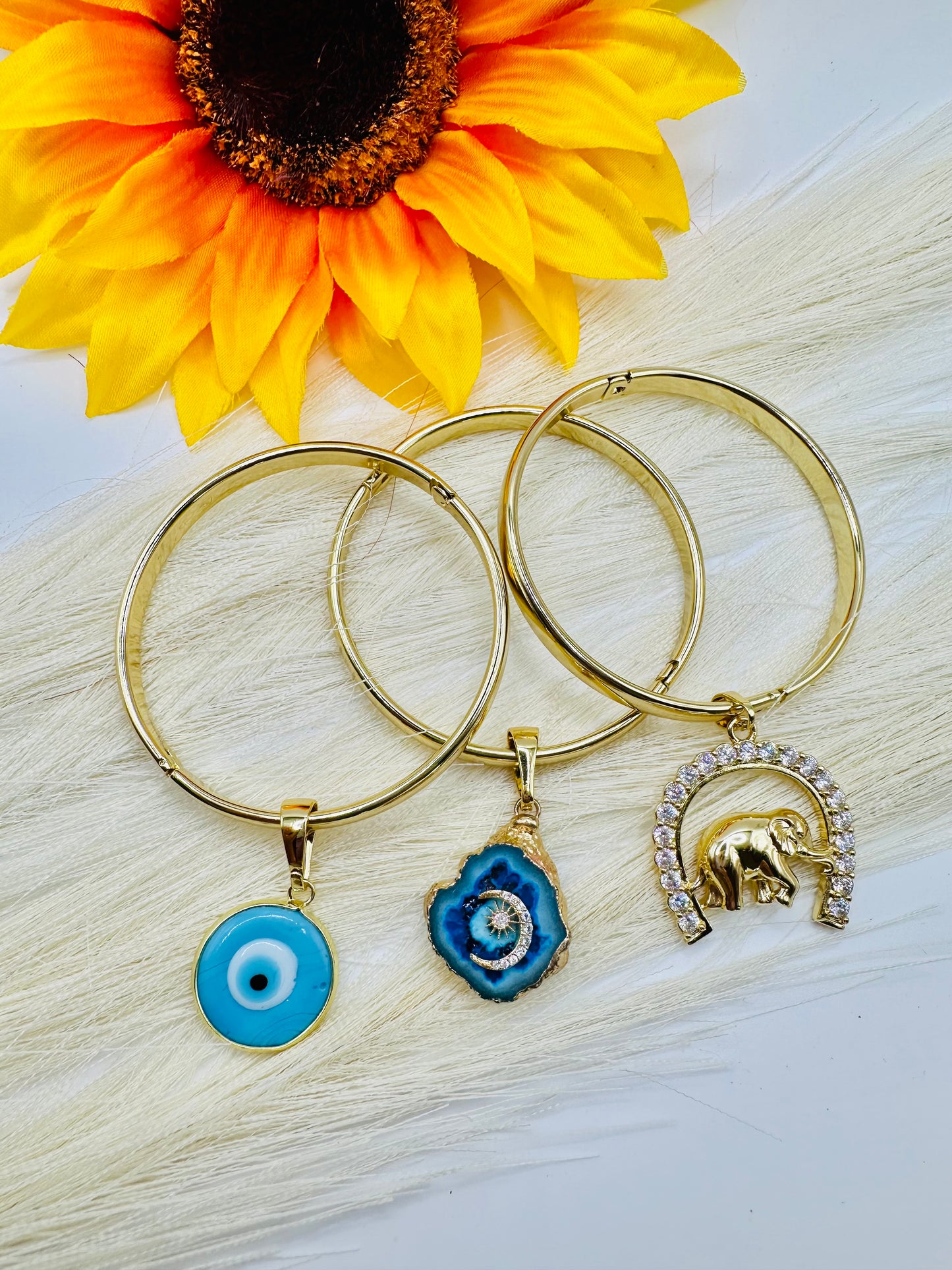 Nr3 Protection Bracelet | 14k Real Gold Overlay