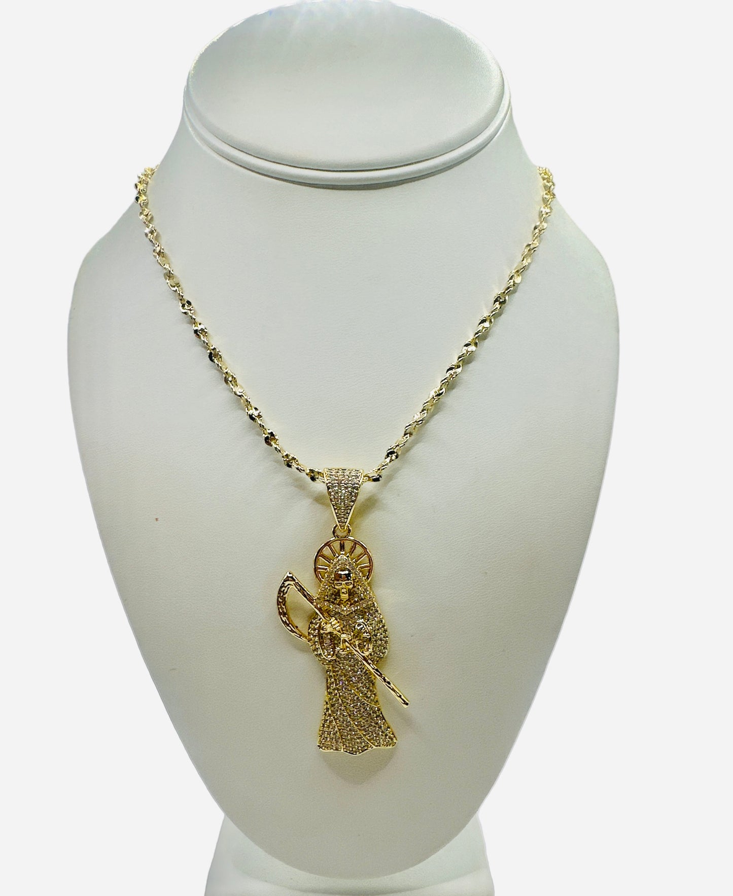 Saint Death in Chain