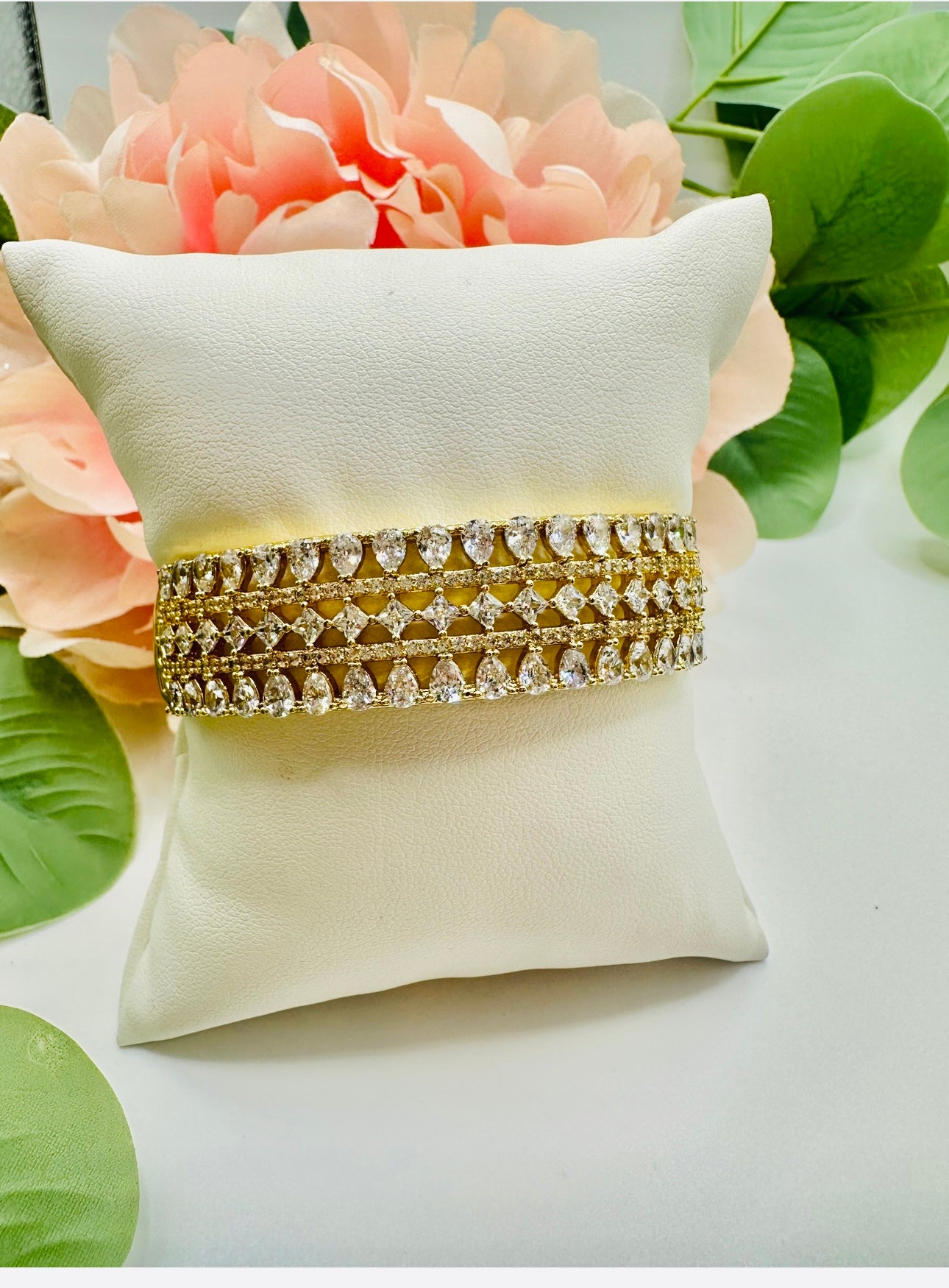 Bracelet with Zirconia 7.0 cm