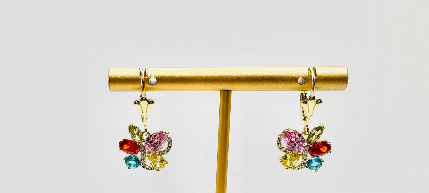 Colorful Butterfly 14k