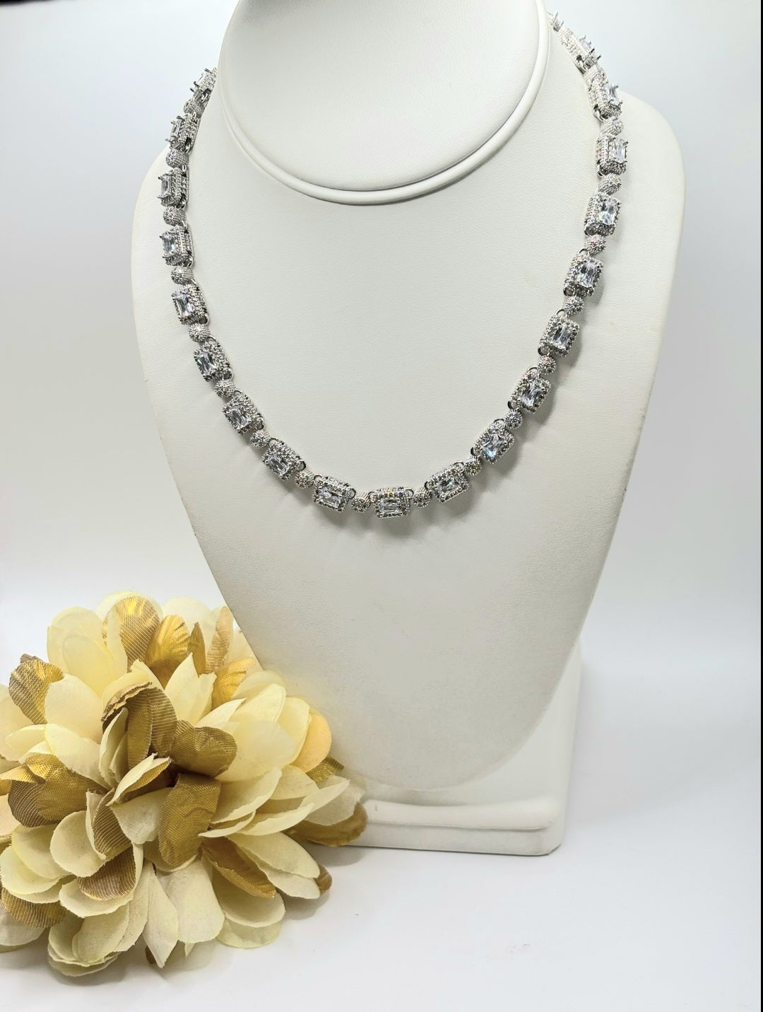 Collar de Hielo Picado Vidrio Real