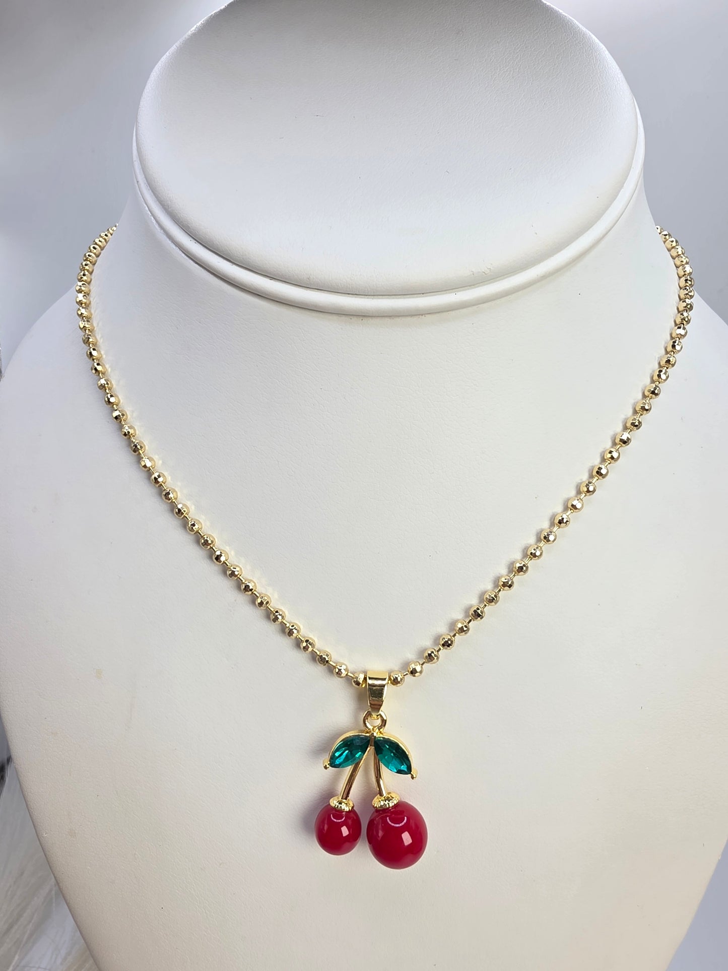 Cherries 🍒 on a 16-inch string