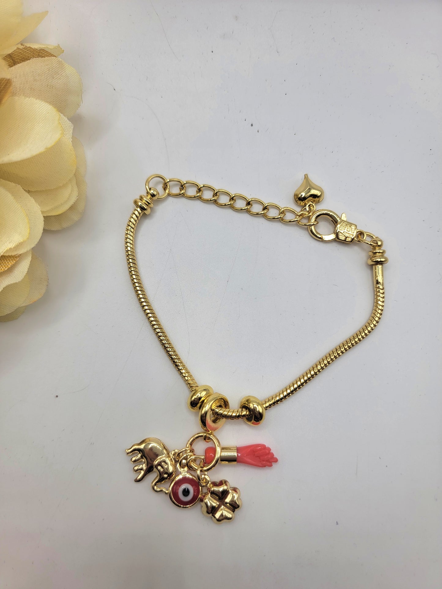 Pan Bracelet with Protection Charm