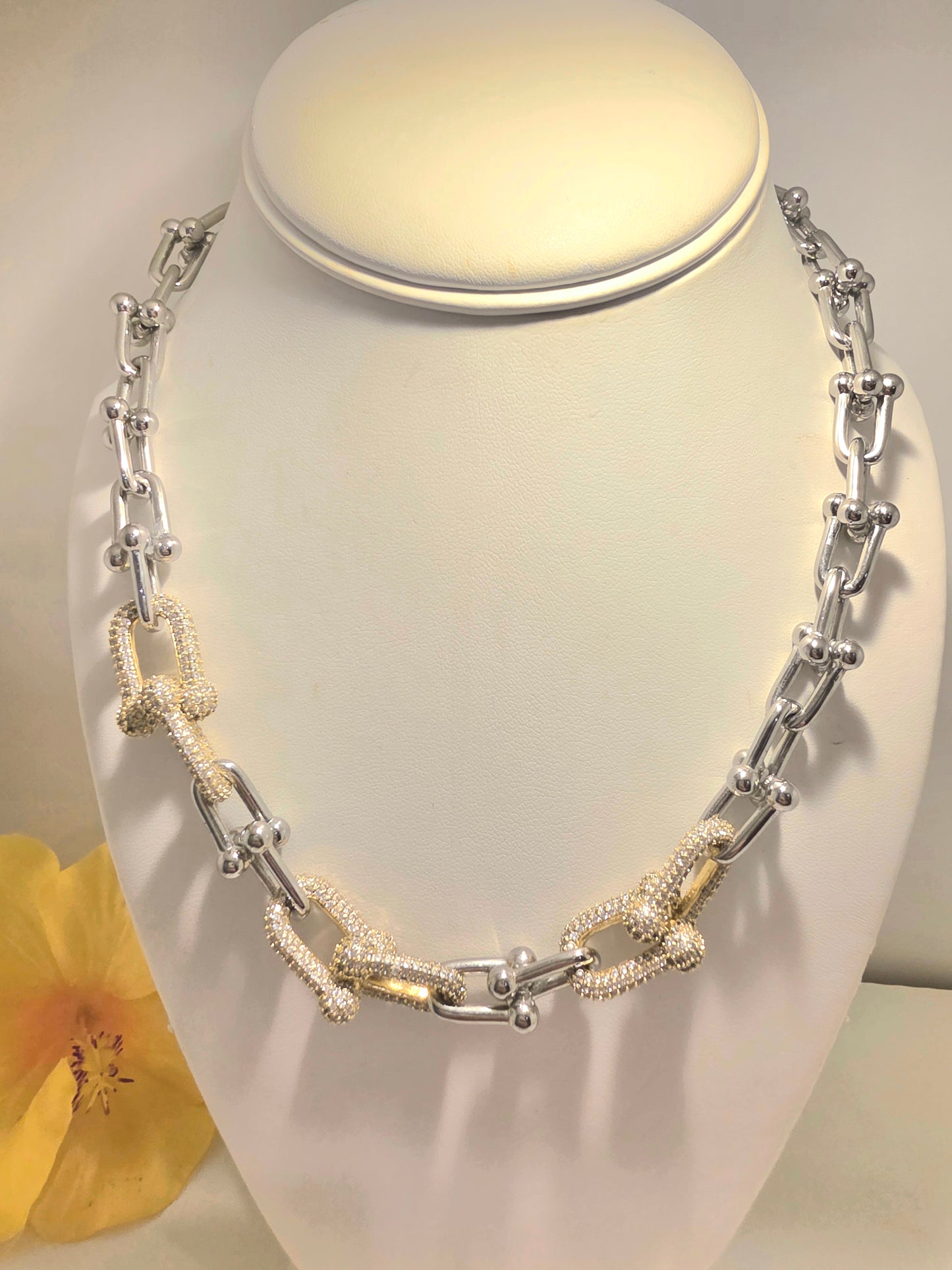 Gargantilla Tifany Silver y Oro