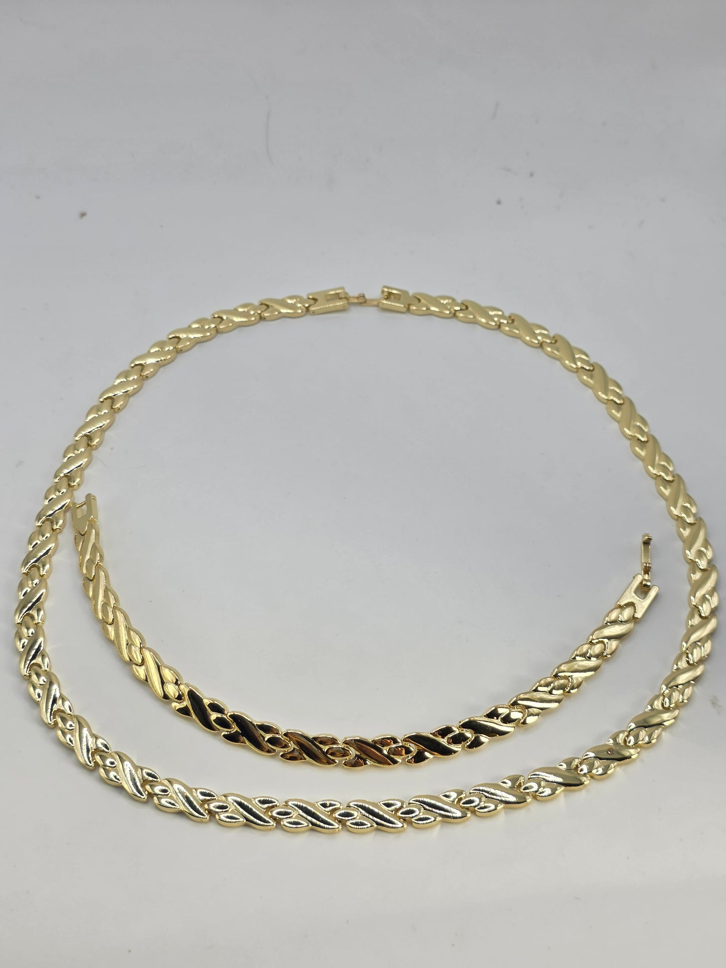 Set de Collar de hojas 18inch /7inch