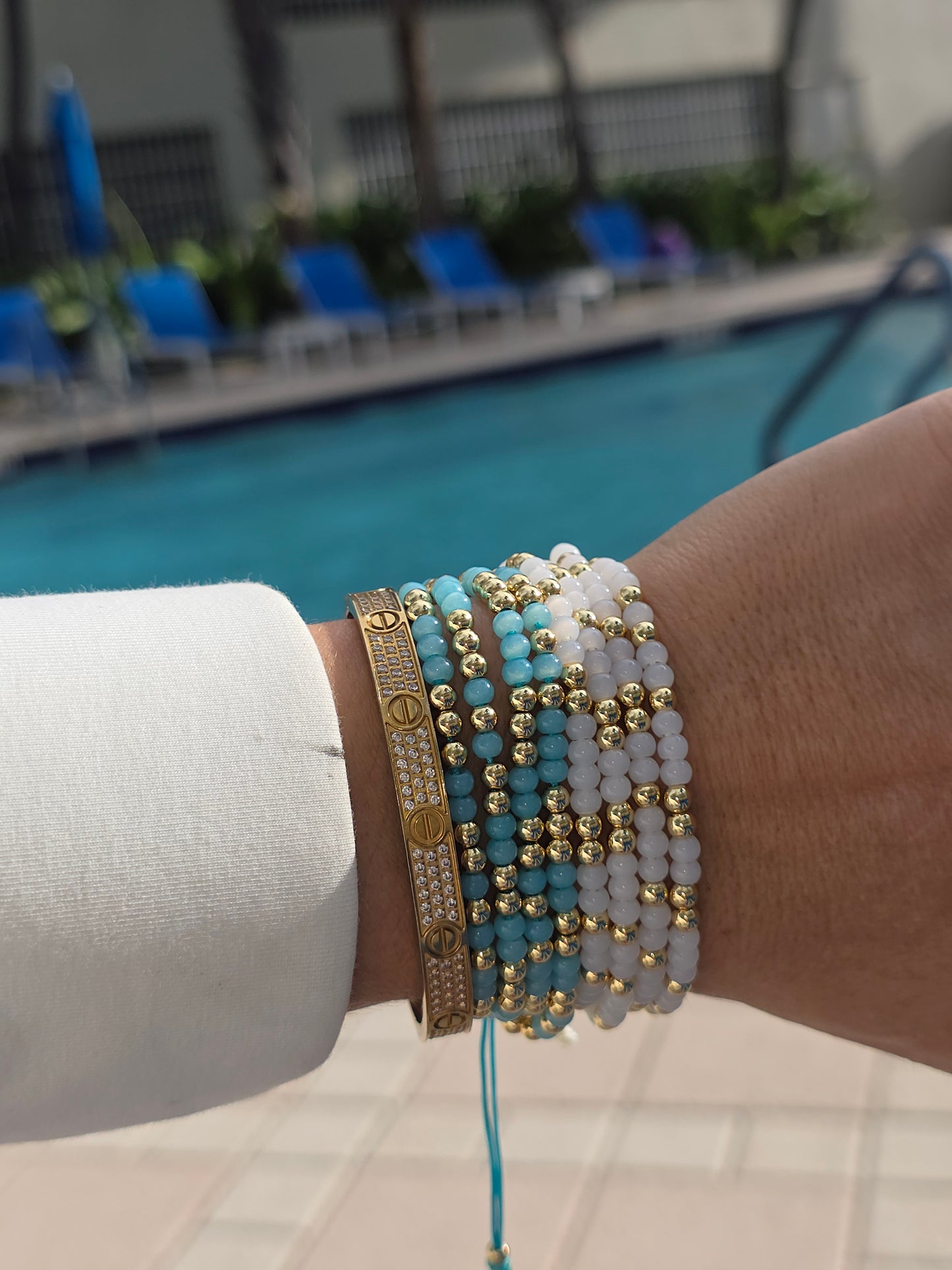 Pulseras de Balines colores