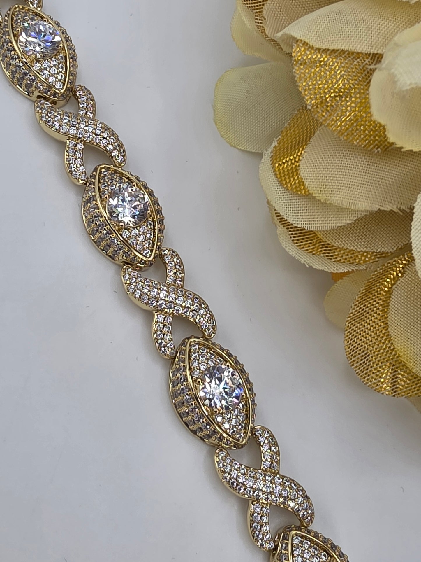 Pulsera de Ojo Turco en Vidrio 7imch extensión