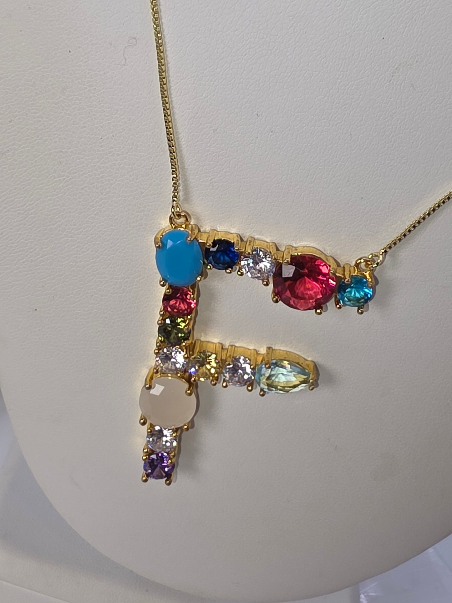 Inicial en ColoresVidrio Real 5A de Size 18inch