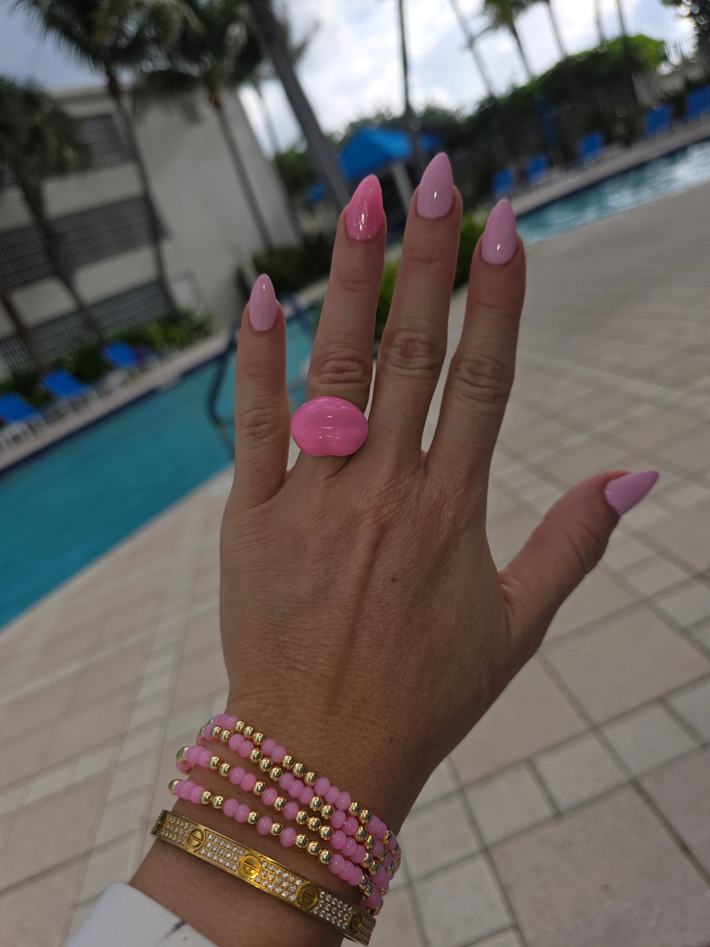 Anillo Boca Rosa Size 7