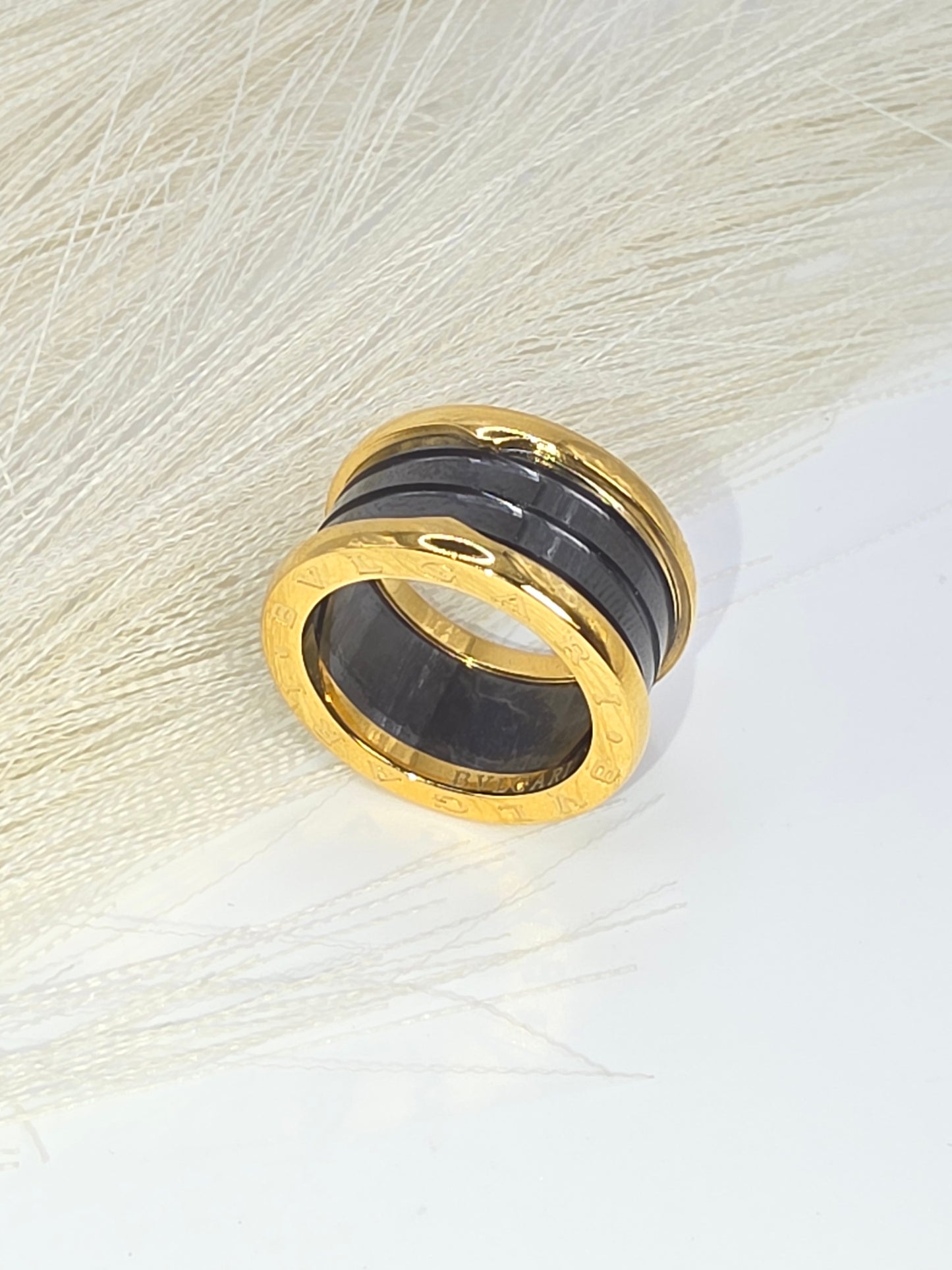 Bulgari Dark Marked Ring