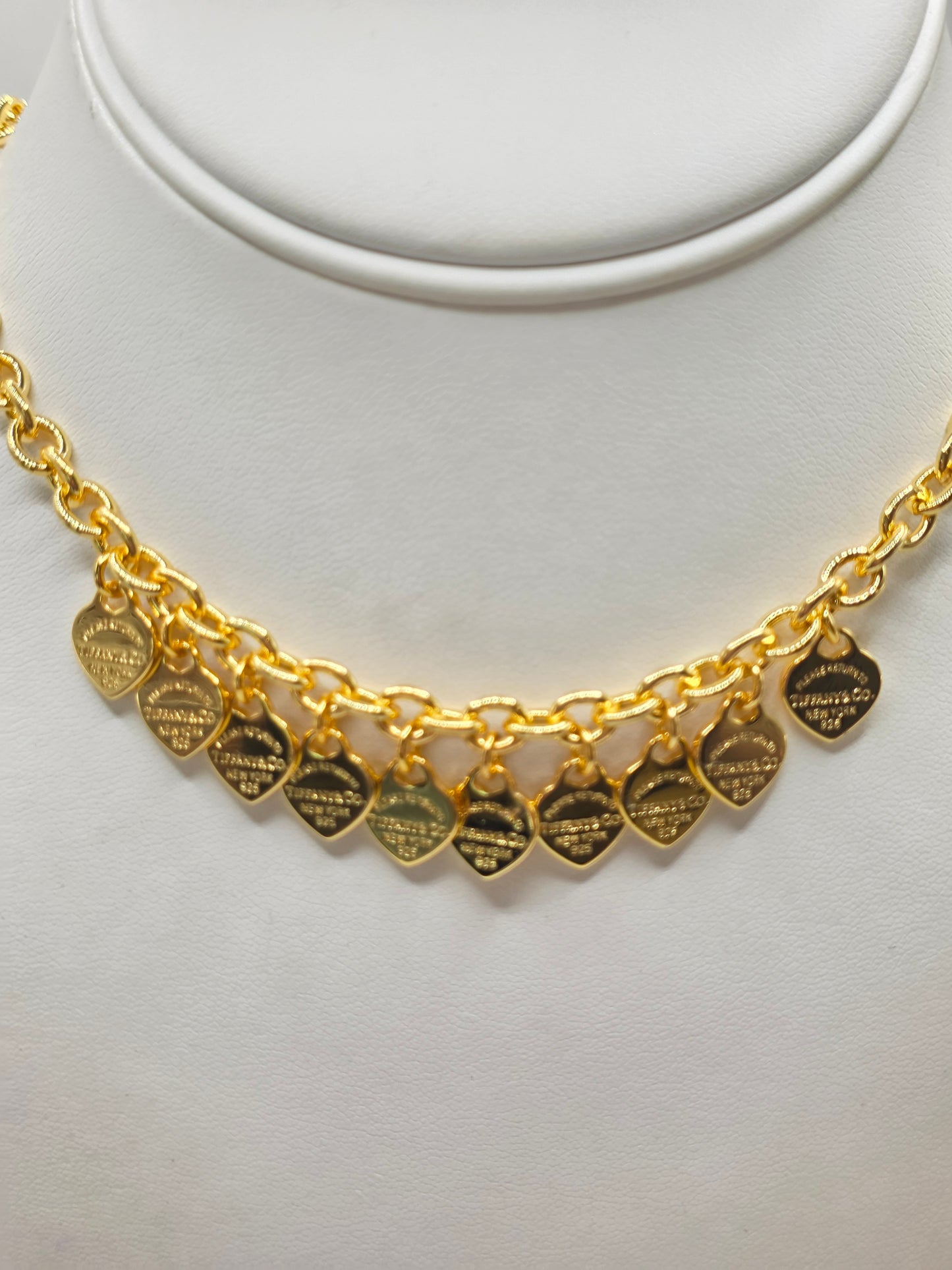 Cadena Tifany Alta Calidad 18inch extension Laminado Oro 14K
