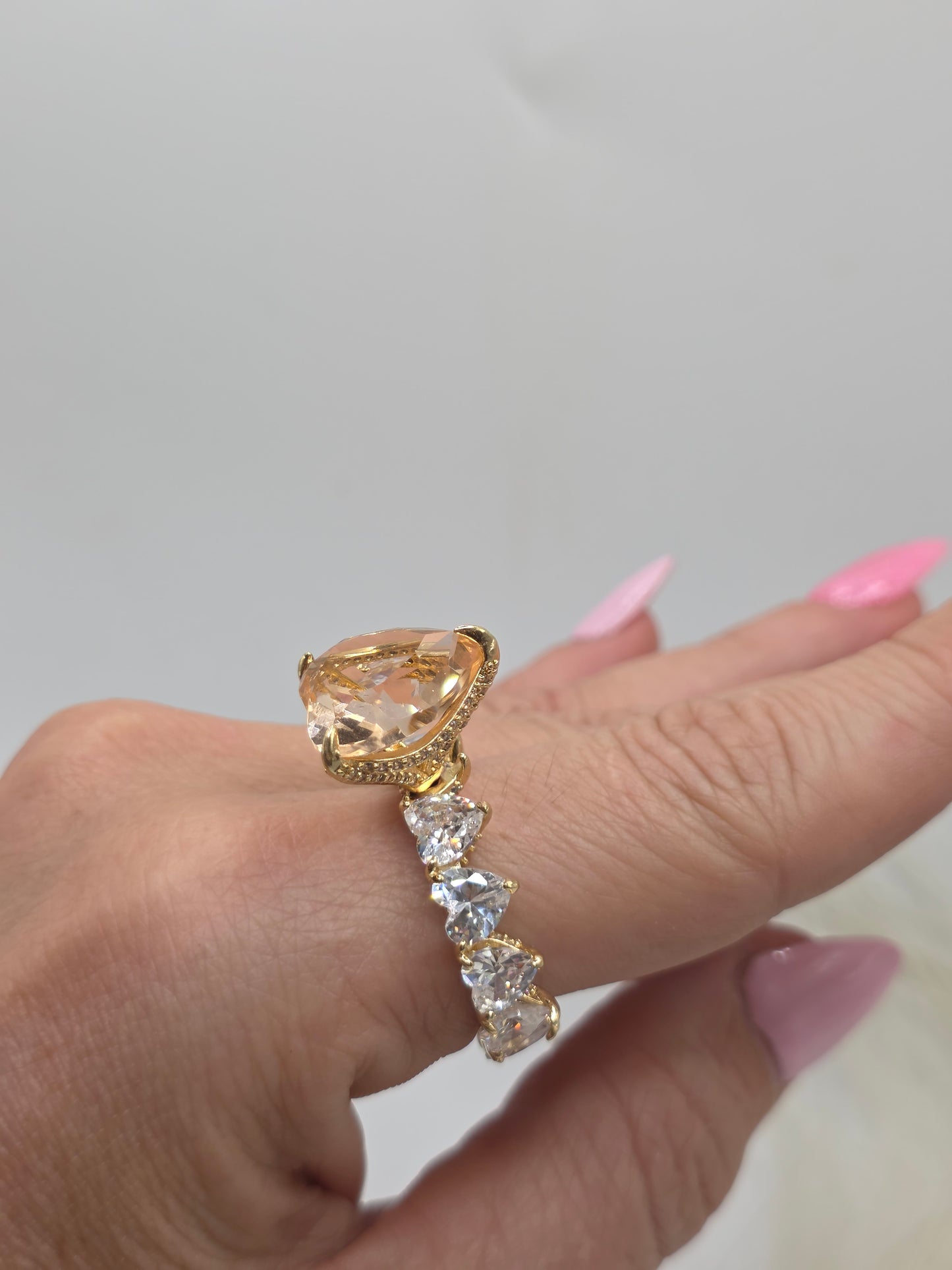 Anillo Princesa de Vidrio Real