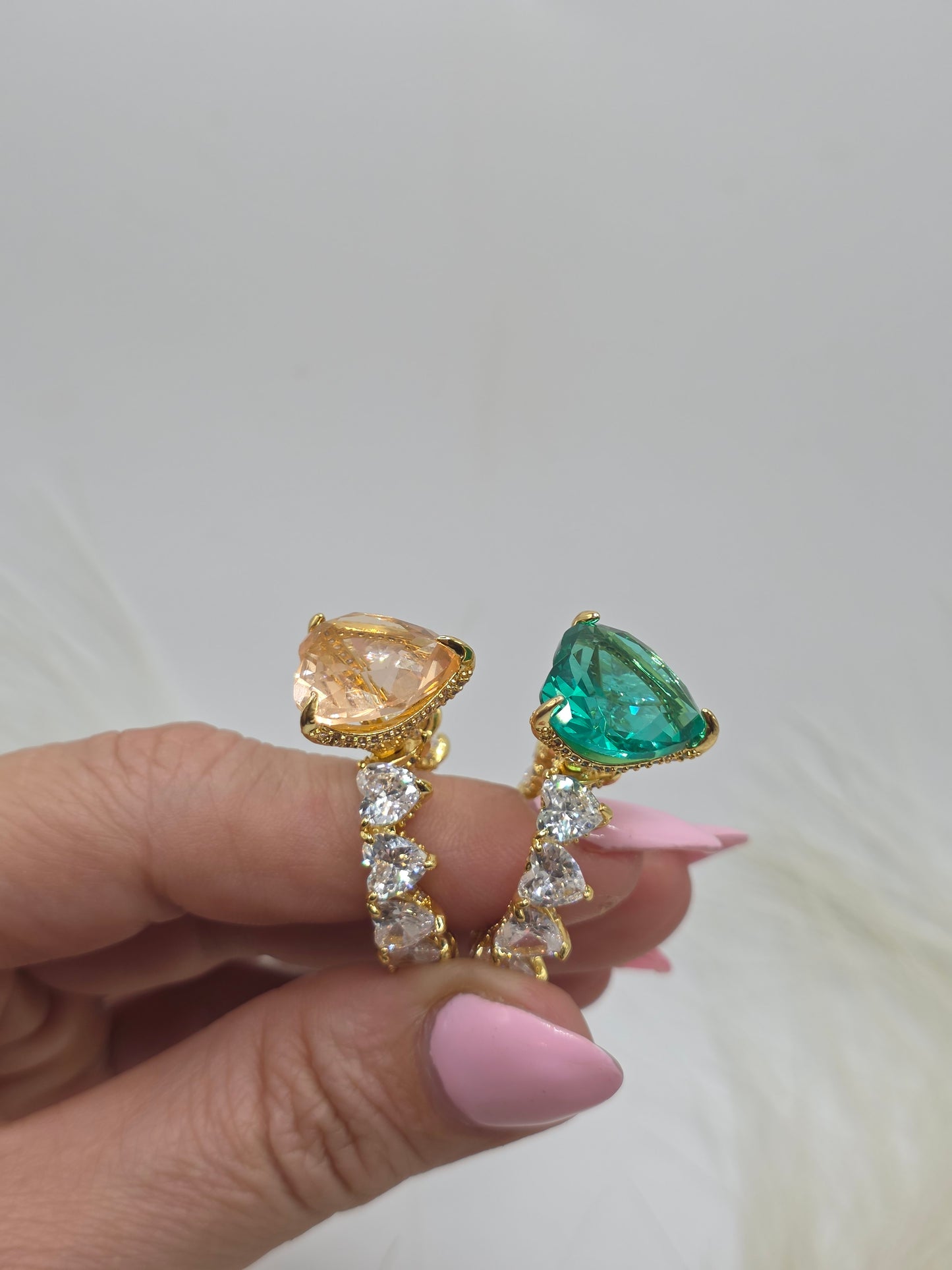 Anillo Princesa de Vidrio Real