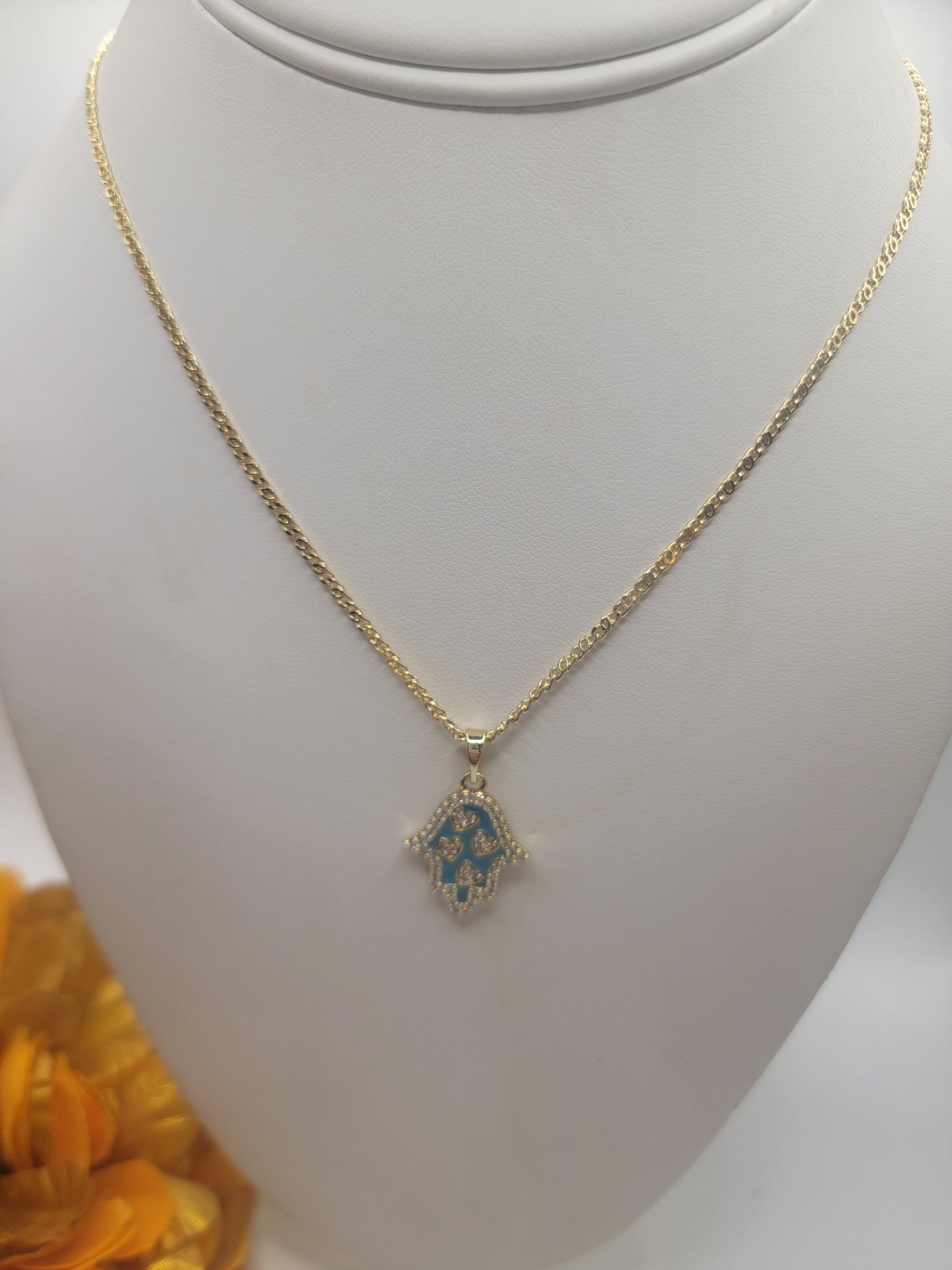 Cadena con mano de fatima