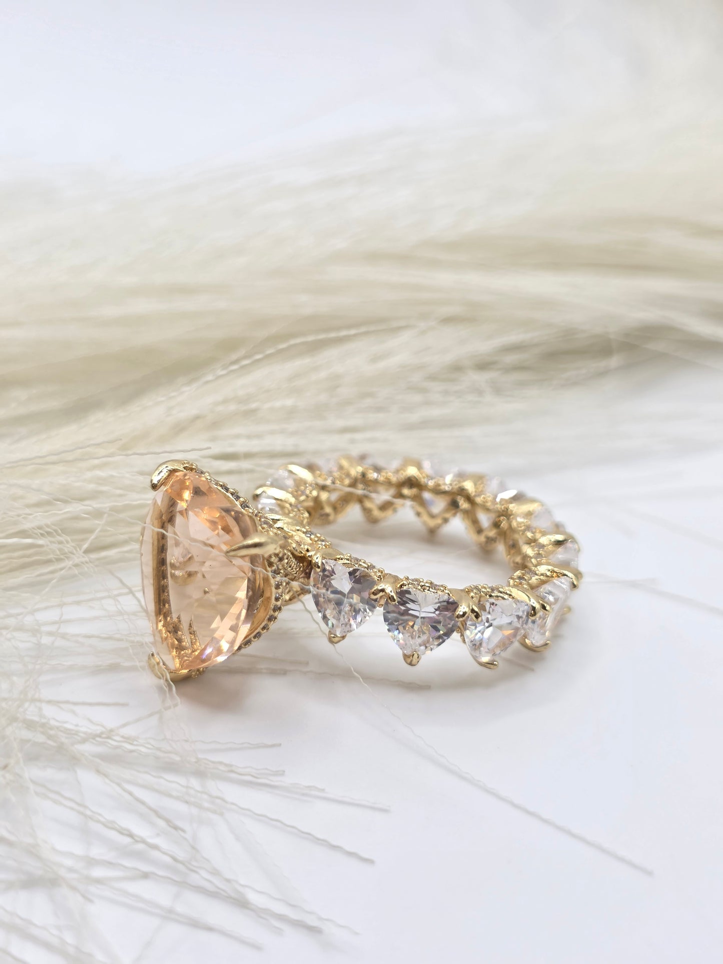 Anillo Princesa de Vidrio Real