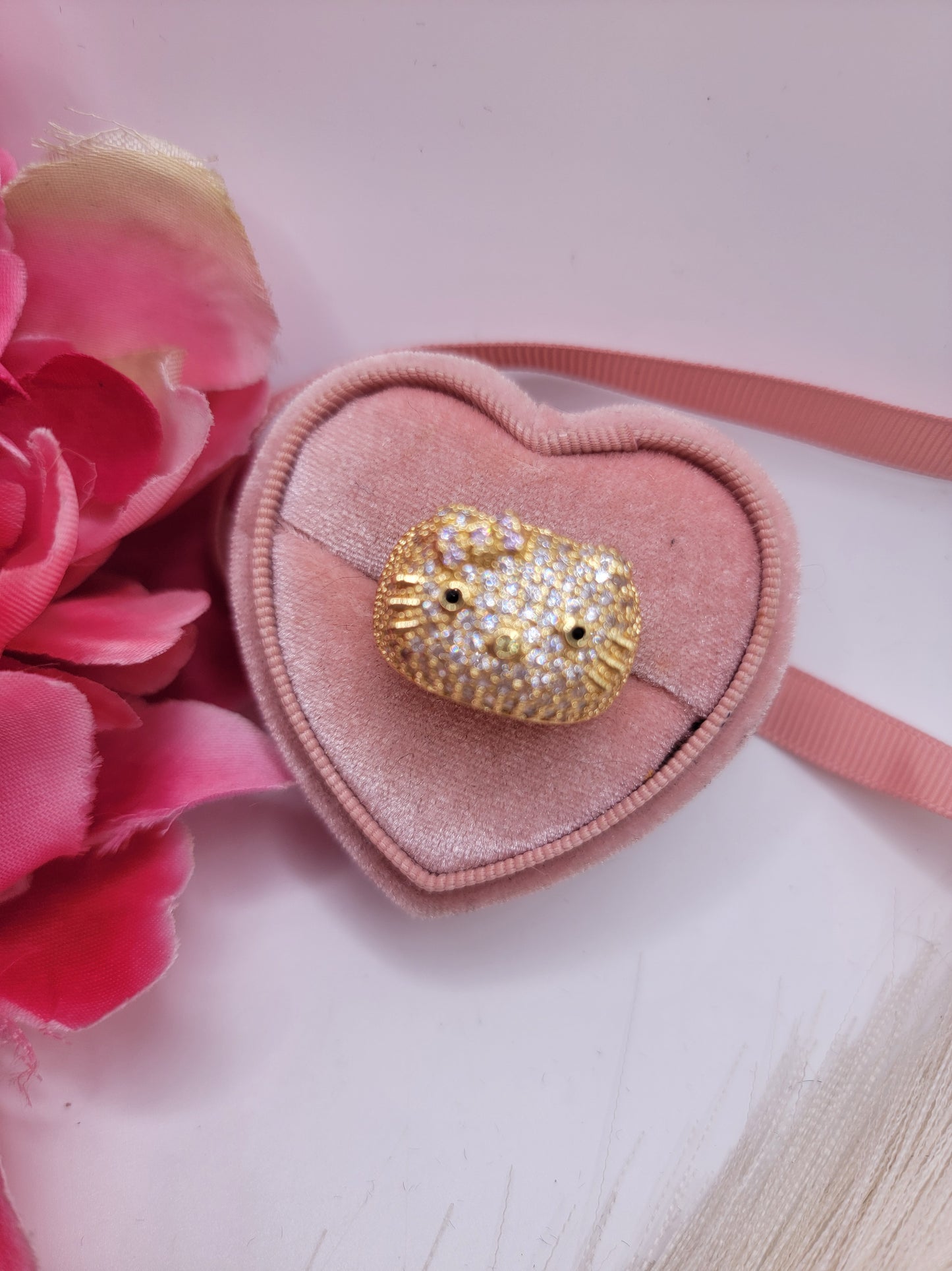 Anillo Hello Ketty / Laminado de Oro 14k Alta Calidad