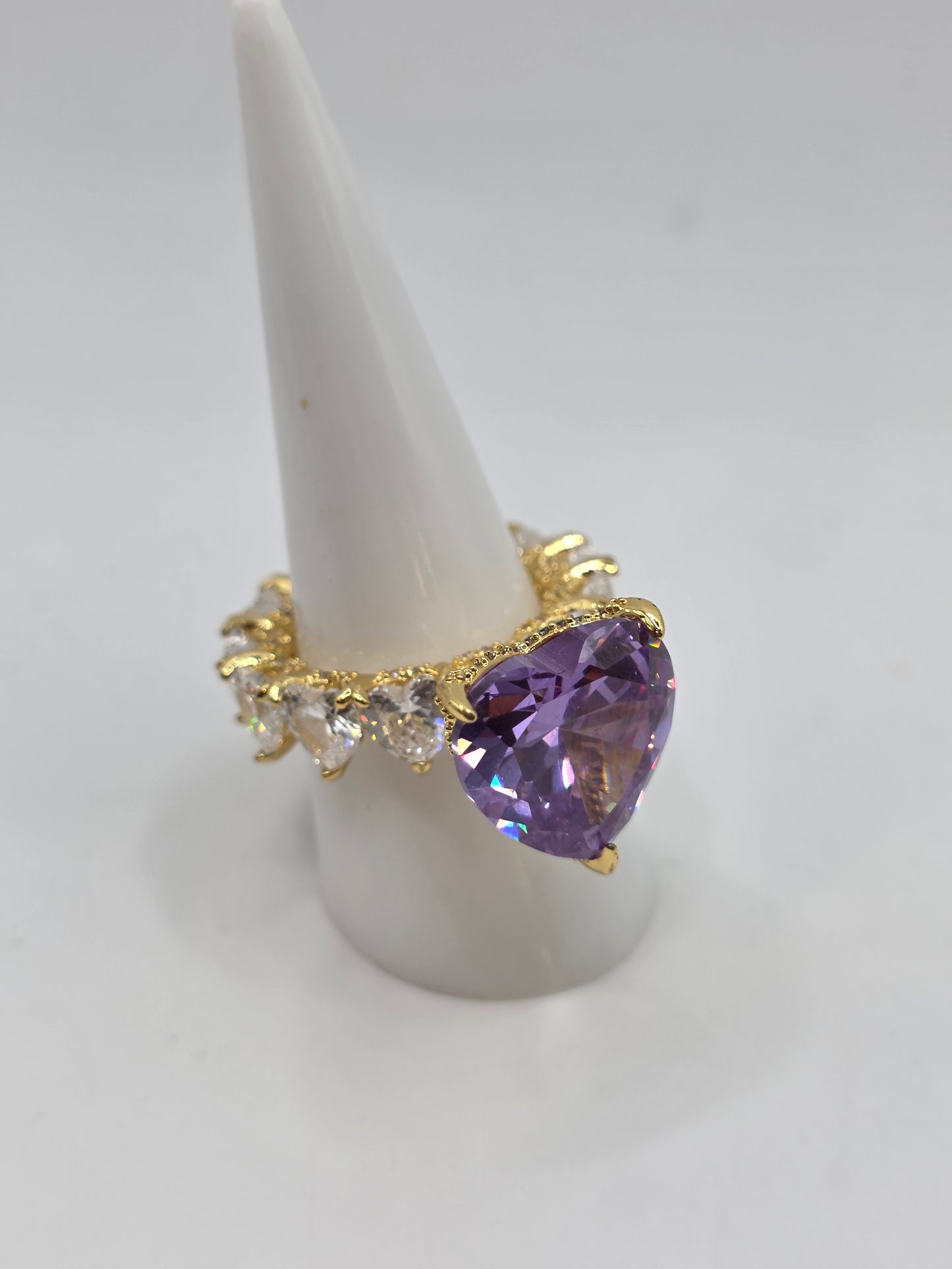 Anillo Princesa de Vidrio Real