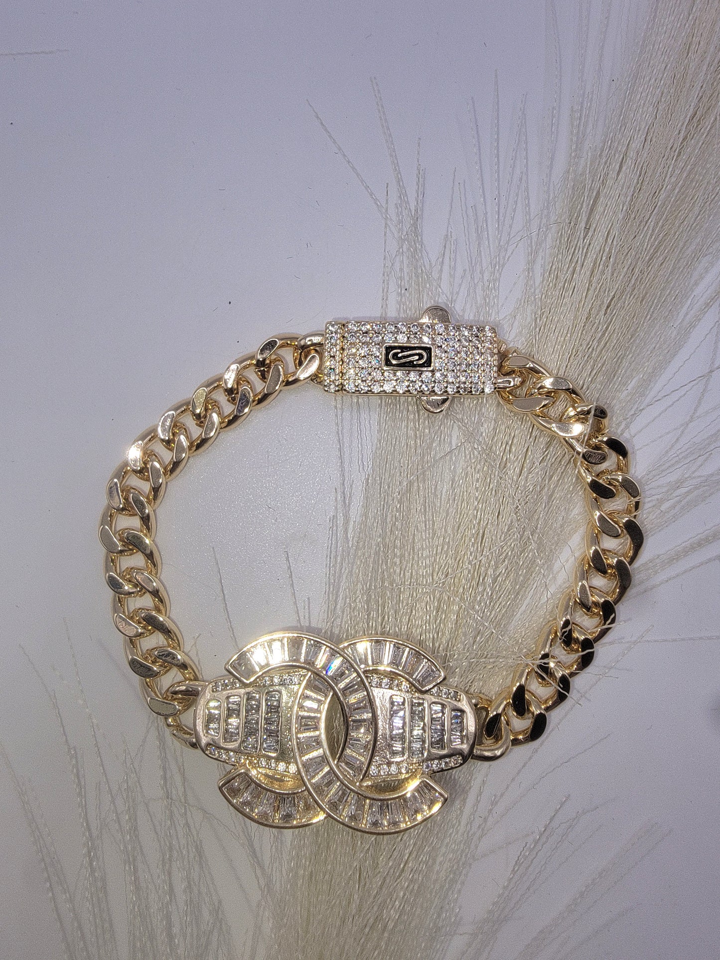 CC Glass Bracelet Monaco Clasp 7inch/7.5inch