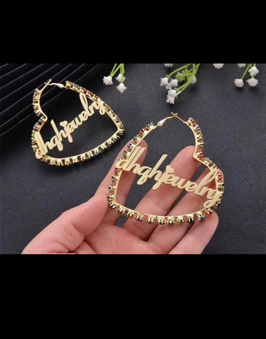 Aretes de  Corazón