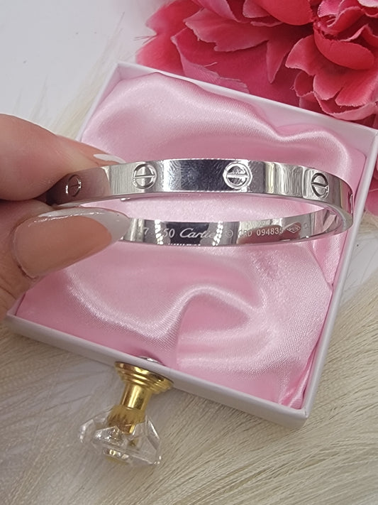 Brazalete marcado Silver 7inch