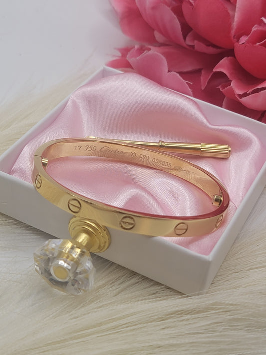 Brazalete  marcado color Gold