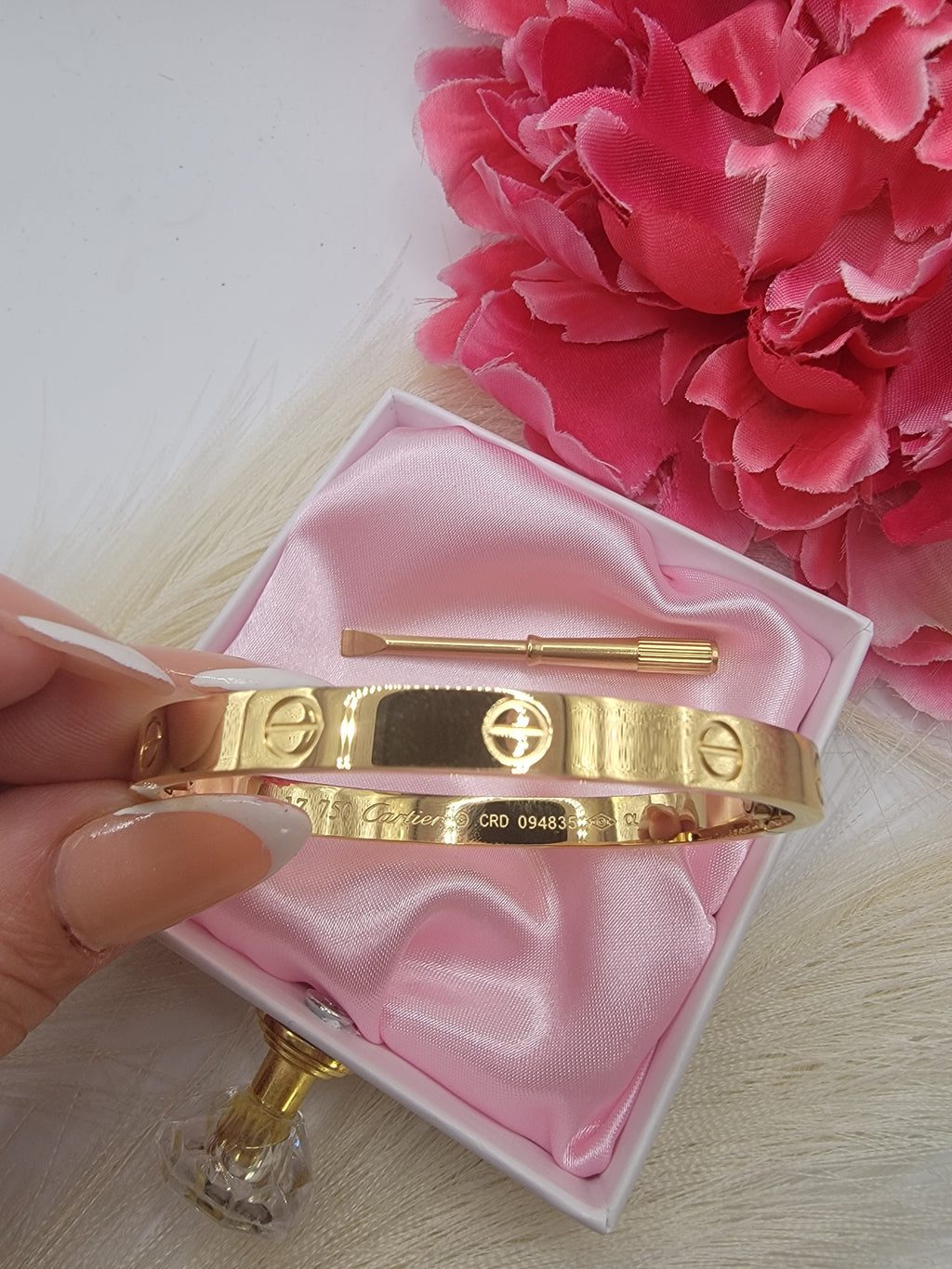 Cartier Silver /Gold / Rose Gold Size 7inch