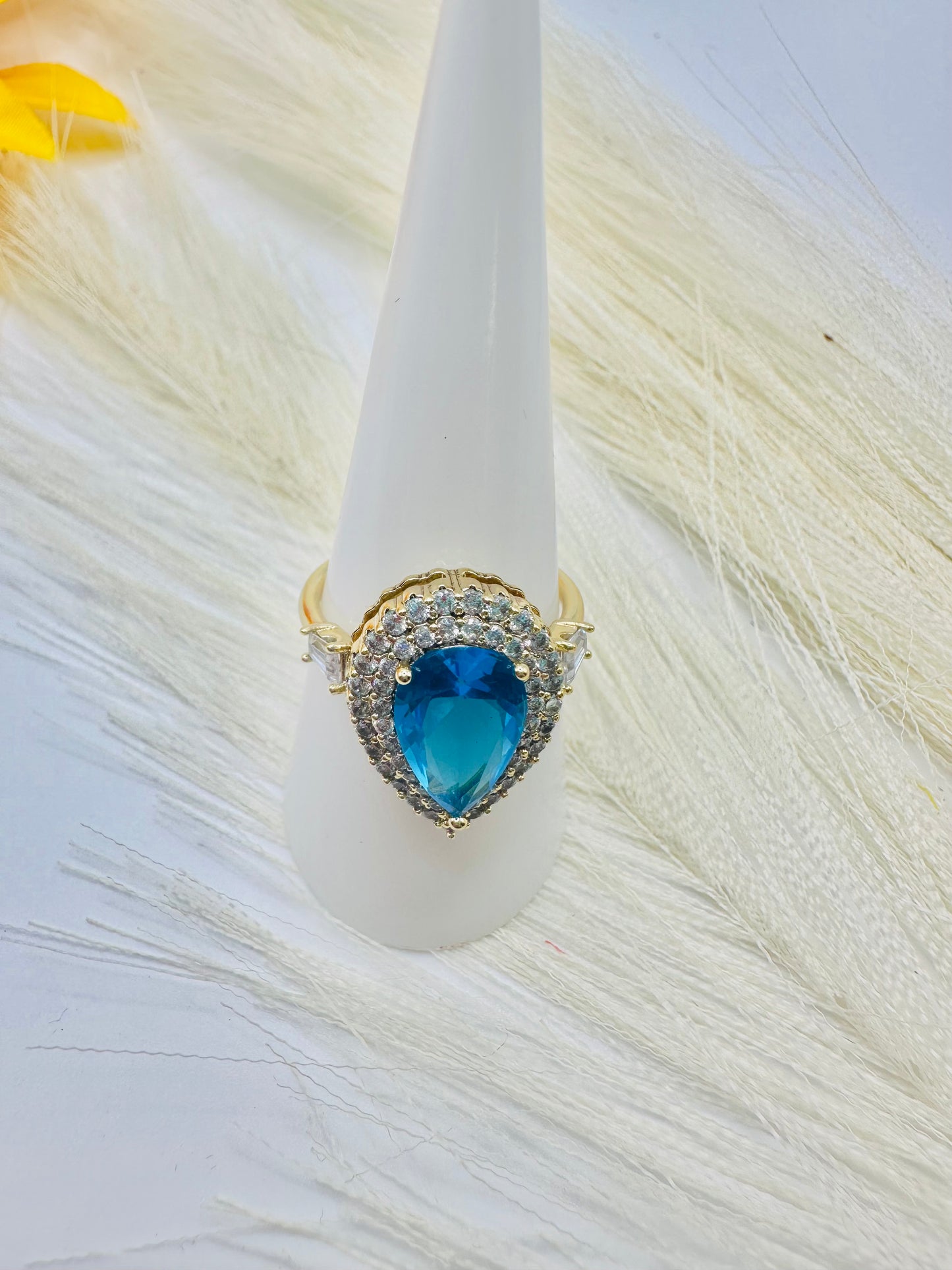 Anillo Gota Azul