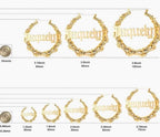 Aretes triángulo personalizados modelo Banbu