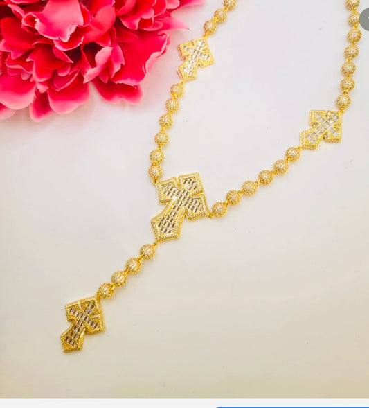 Semanario de Vidrio Real Laminado de Oro 14k Alta Calidad Size 18inch