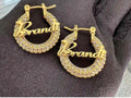 Aretes de Vidrio Personalizadas 40mm