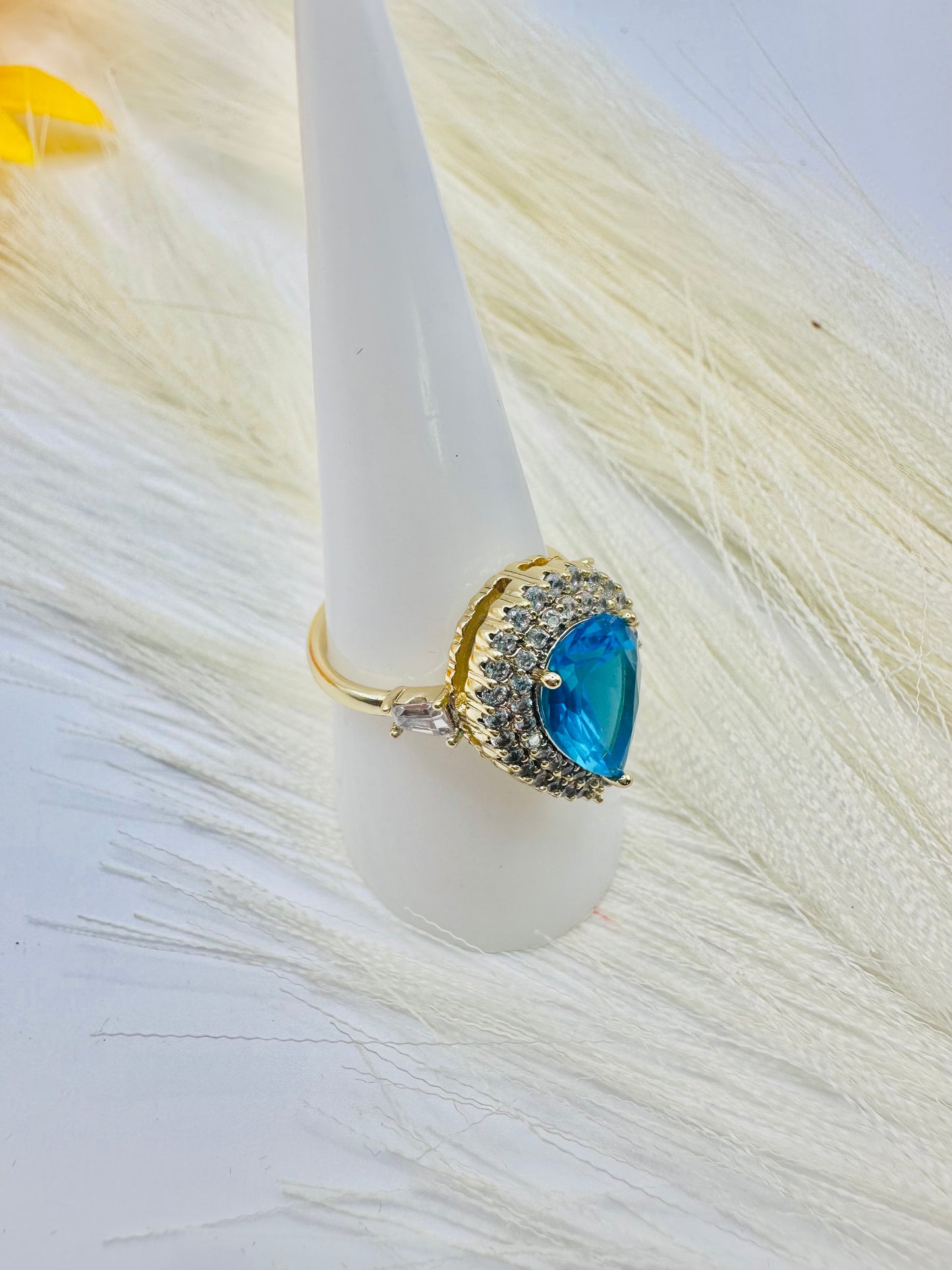 Anillo Gota Azul