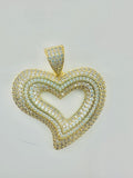 Dije Corazón abierto 4cm Mediano