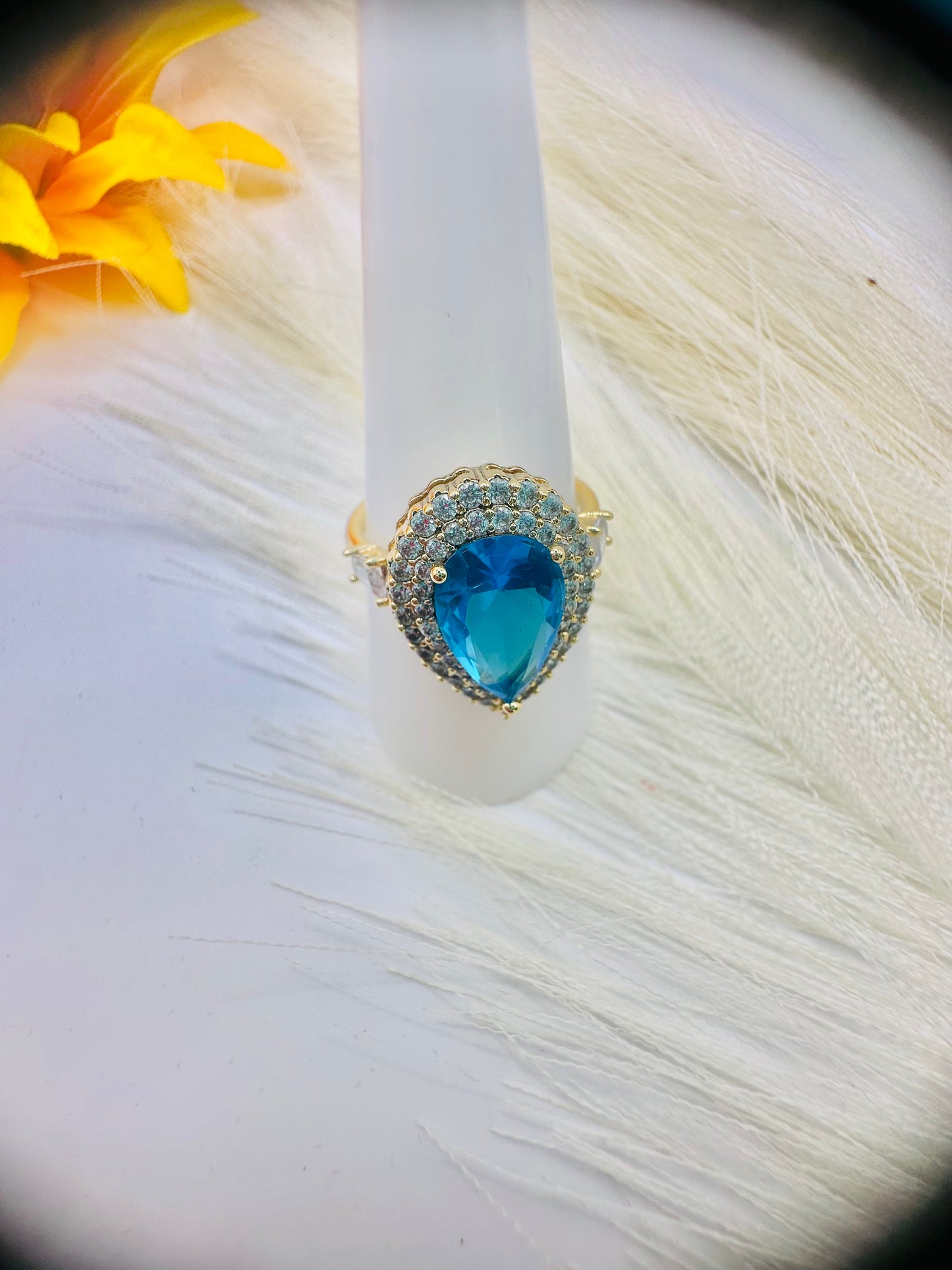 Anillo Gota Azul