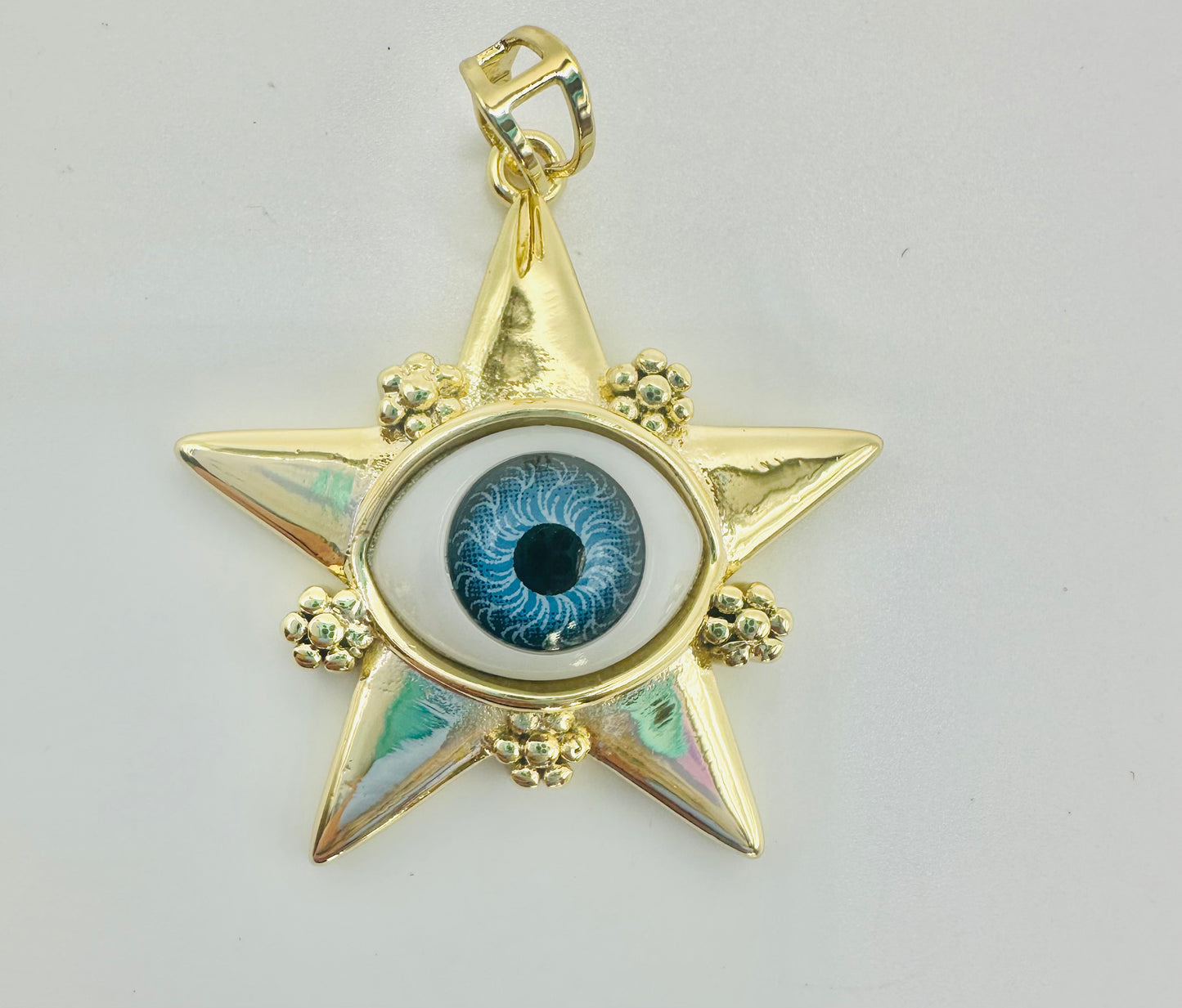 Estrella con Ojo Turco | Dije 14k