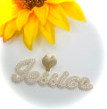 Real Glass Zirconia Pendant Only | Personalized