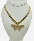 Cadena española con Mariposa