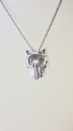 Panteras en tu cuello increible y hermoso set anillo 8/ Cadeja ajustable hasta 20inch