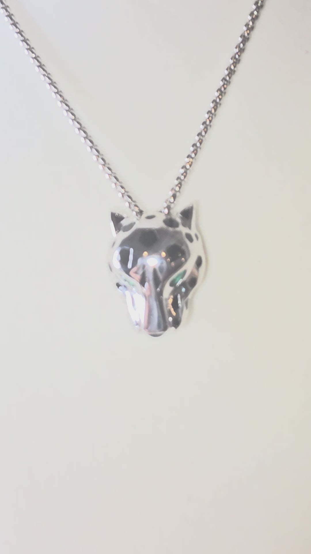 Panteras en tu cuello increible y hermoso set anillo 8/ Cadeja ajustable hasta 20inch