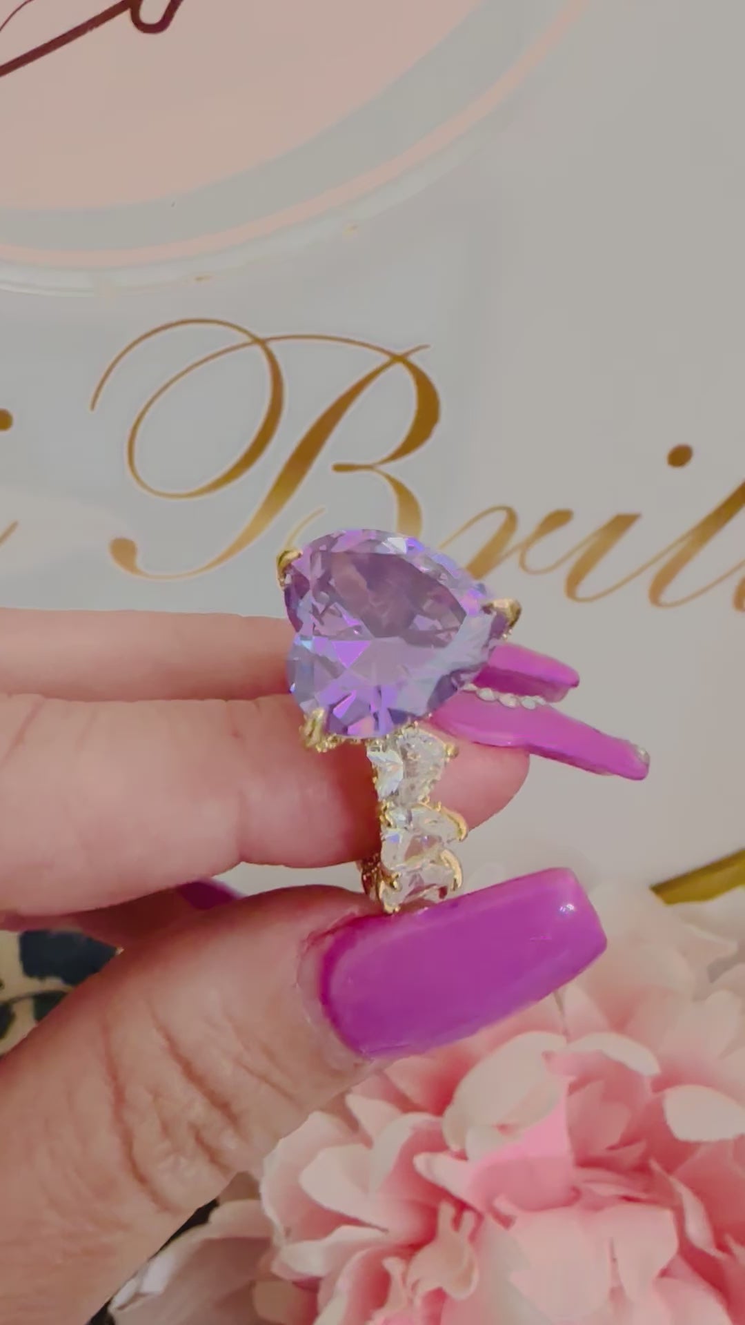 Purple Princess Ring