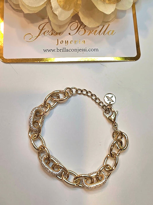 Pulsera de nudos adimantada 7inch