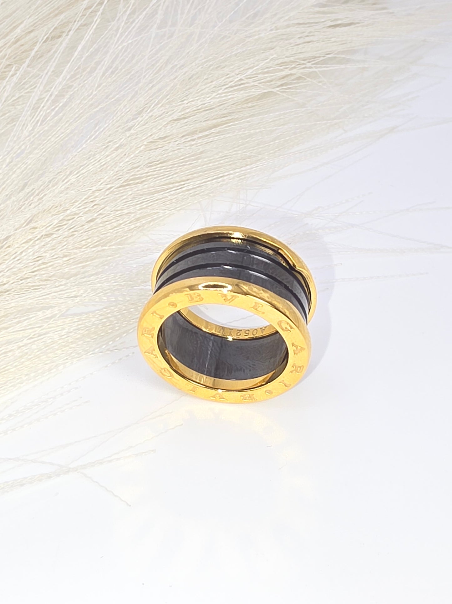 Bulgari Dark Marked Ring