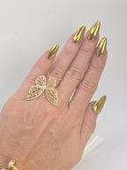 Adjustable Butterfly Ring