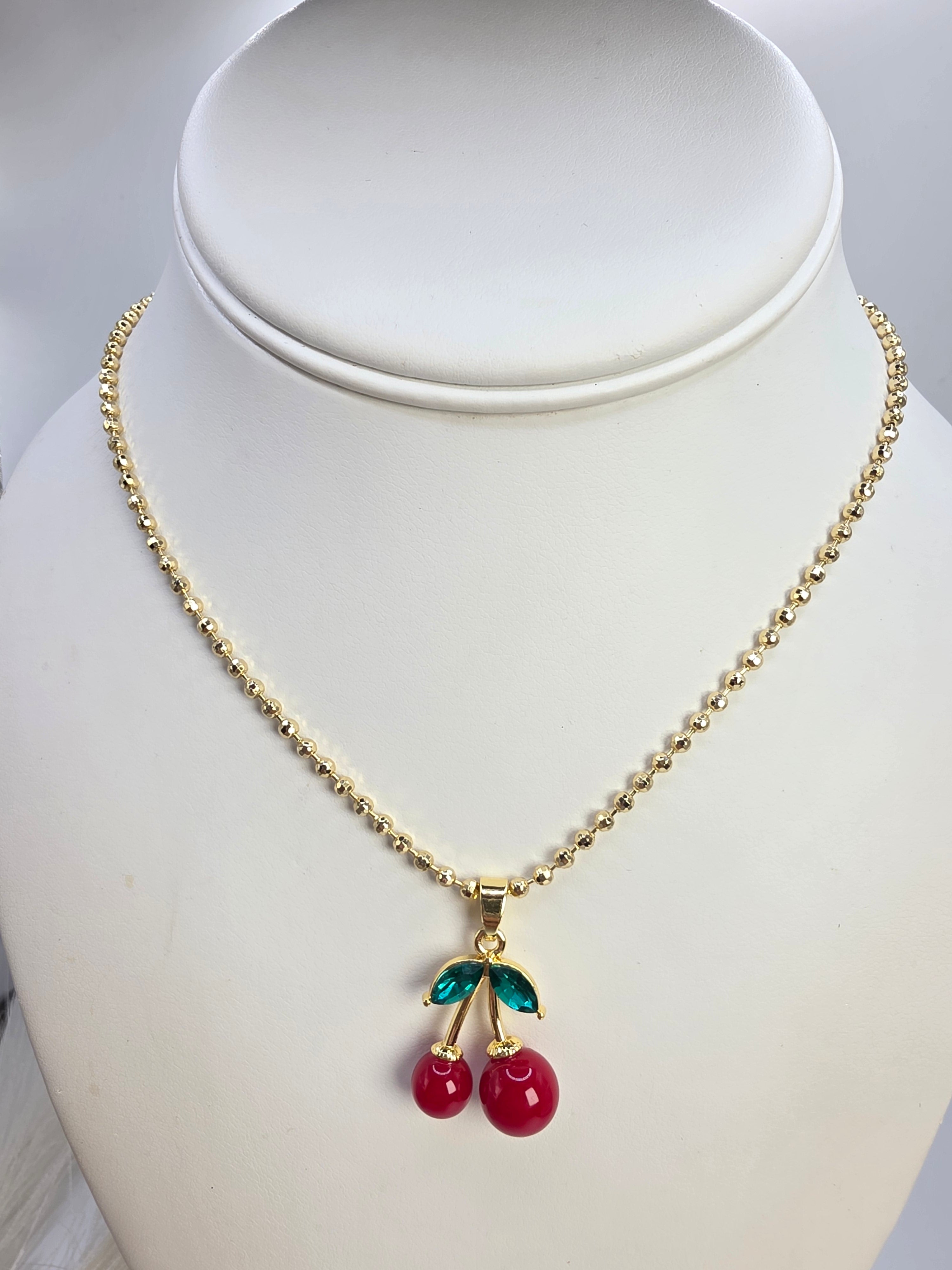 Cherries 🍒 on a 16-inch string