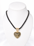 Tenis oscura -Size 16inch con Corazon Oscuro