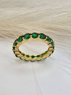 Anillo Esmeralda Vidrio
