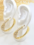 Aretes de Vidrio Real 35 mm